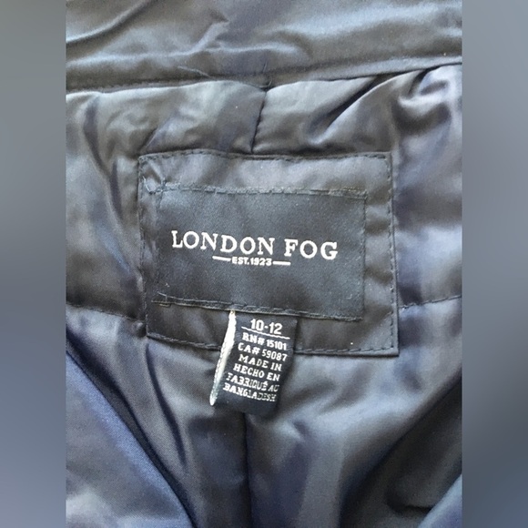 LONDON FOG  Boy's navy blue Classic Heavyweight Snow Pants Sz 10-12 ) Unisex - Picture 2 of 5